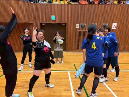 写真：ソフトバレーボール競技風景